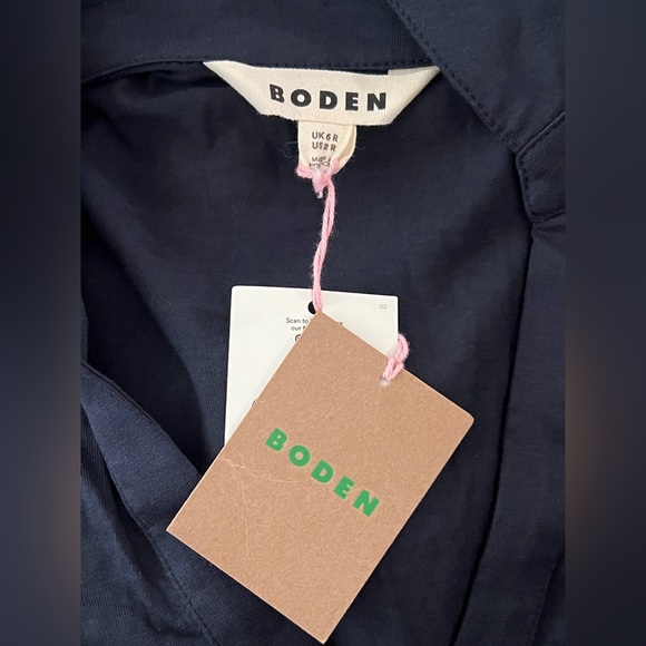 BODEN Imogen Collared Jersey Dress - Picture 2 of 9